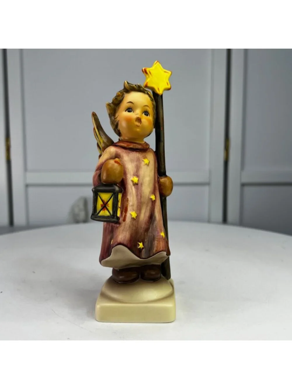 Hummel Christmas Song Figurine Angel With Lantern & Star Figurine From 1997